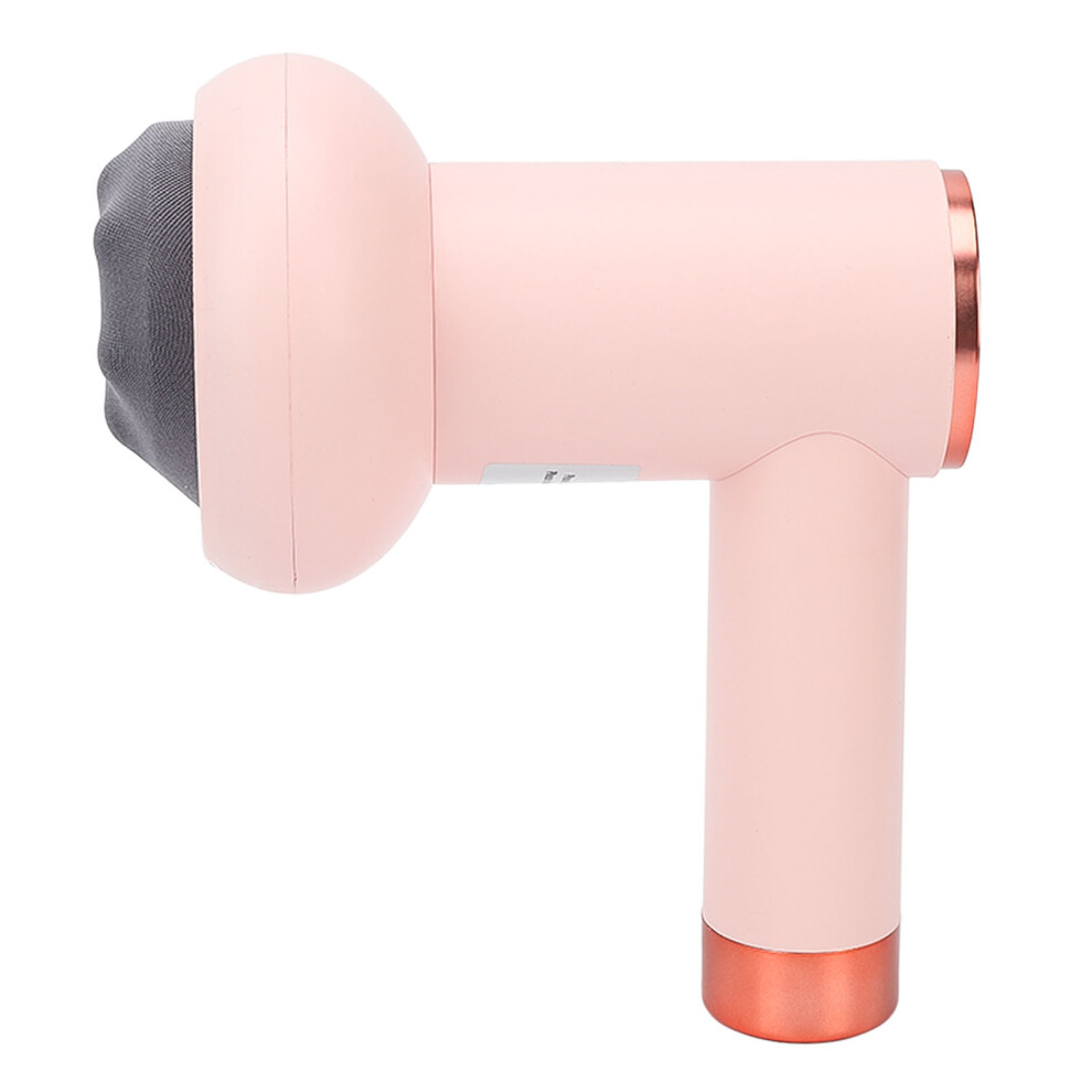 Pink Body Sculpting Machine Wireless Handheld 6 Levels Fat Burning Vibration Cellulite Massager With 5 Massage Heads