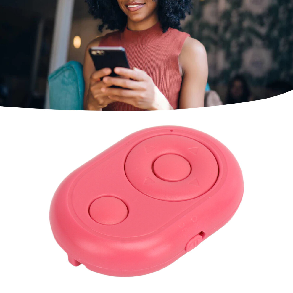 Camera Remote Control Wireless Bluetooth Cellphone Shutter Remote Control Selfie Button Clicker Pink 4981315524299