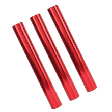 3Pcs Aluminum Alloy Track Field Relay Batons Track Batons Race Equipments for Running Race Team for Outdoor Running Race Student Relay Even