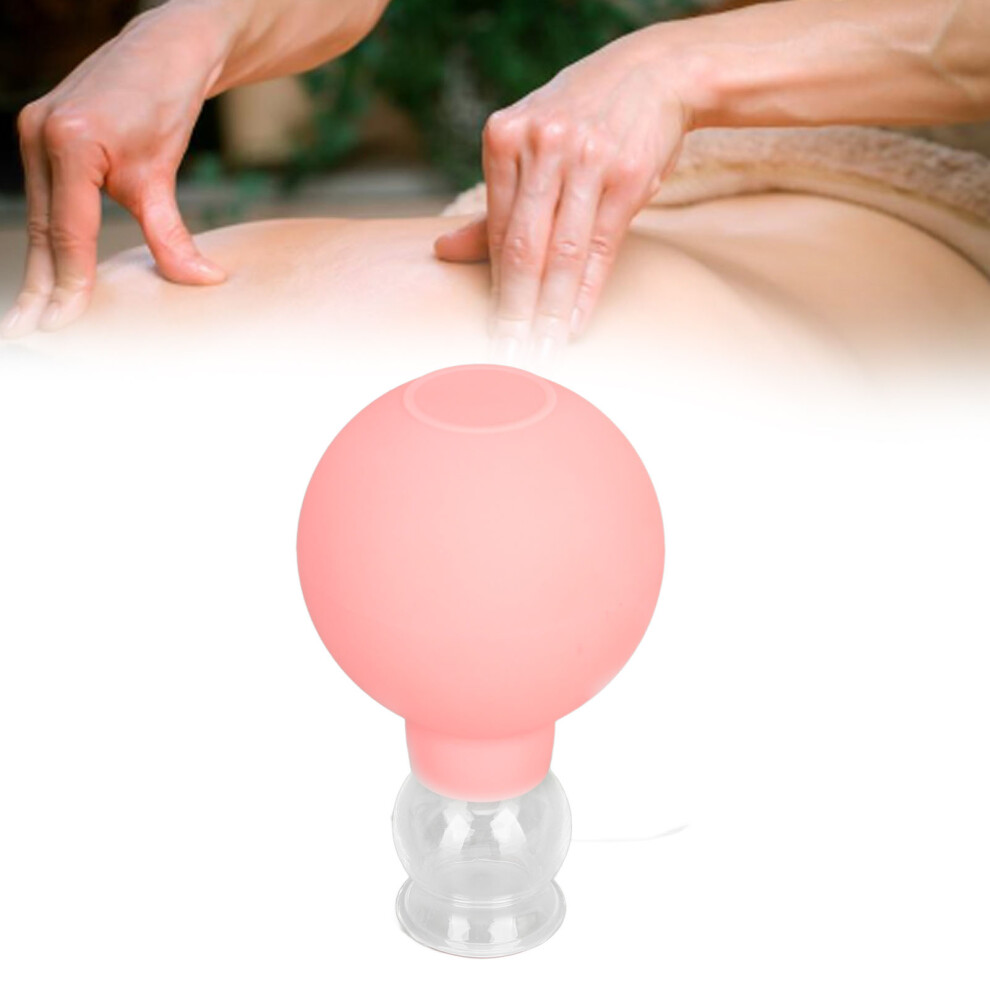 Glass Silicone Cupping Cup Vacuum Suction Massage Therapy for Face Skin Beauty Tool Model 1