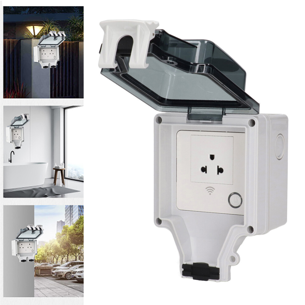 Outdoor Outlet Wifi Ip66 Waterproof Socket With Timer For Patio Garden Us Plug 110Â250V 16A 4661315529028