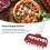Pizza Dough Docker Roller Prevent Blistering Dense Pizza Docking Tool with Spikes for Home Kitchen Red 3