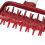 Pizza Dough Docker Roller Prevent Blistering Dense Pizza Docking Tool with Spikes for Home Kitchen Red 11