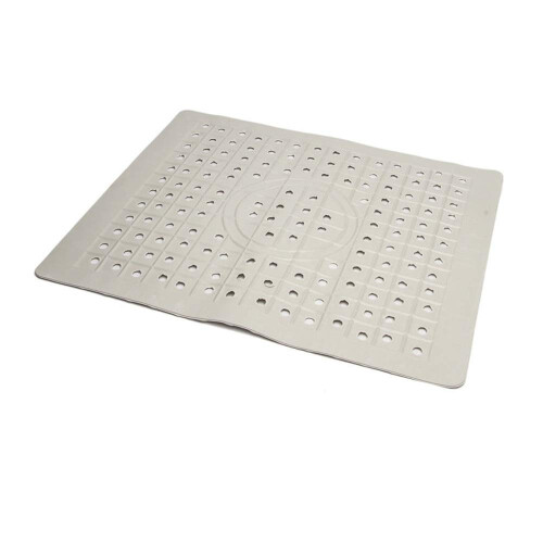 2 Pack Kitchen Sink Mat Drain Pad Protector 10" x 12" Non-Slip Rubber Durable 1