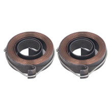 2PCS Drill Press Springs Quill Feed Return Coil Spring 0.8x10 Double Hook 37mm Outer Diameter