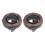 2PCS Drill Press Springs Quill Feed Return Coil Spring 0.8x10 Double Hook 37mm Outer Diameter 1