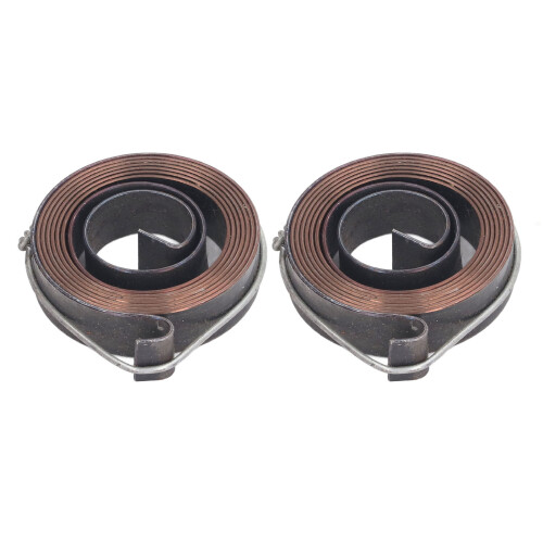 2PCS Drill Press Springs Quill Feed Return Coil Spring 0.8x10 Double Hook 37mm Outer Diameter