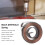 2PCS Drill Press Springs Quill Feed Return Coil Spring 0.8x10 Double Hook 37mm Outer Diameter 4