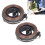 2PCS Drill Press Springs Quill Feed Return Coil Spring 0.8x10 Double Hook 37mm Outer Diameter 14