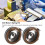 2Pcs Bench Drill Press Quill Return Spring Chrome Plating Bench Drill Press Quill Return Spring Kit 4
