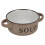URBN Living (4) 500ml Coloured Stoneware Ceramic Cereal Soup Bowls with Handles 3