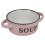 URBN Living (4) 500ml Coloured Stoneware Ceramic Cereal Soup Bowls with Handles 12