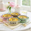 URBN Living (4) 500ml Coloured Stoneware Ceramic Cereal Soup Bowls with Handles 16