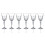 Lorren Home Tendnds Melodia Crystal Wine Set de 6 1
