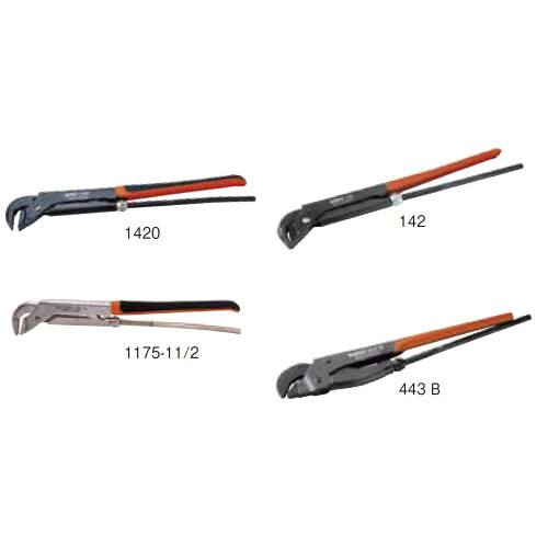 Bahco Bahco 142 Universal Pipe Wrench 14-1/2-tommer r?d 2
