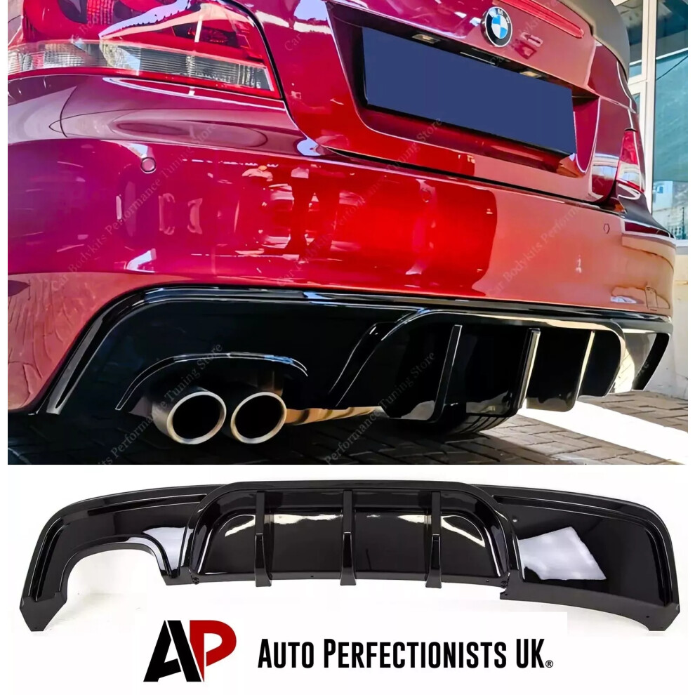 For Bmw 1 Series Coupe E82 Rear Diffuser Lip Valance Bumper M Sport 7-13 5061072666087