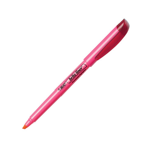 BIC BIC Brite Liner Textmarker, Pink, 12er-Box 1