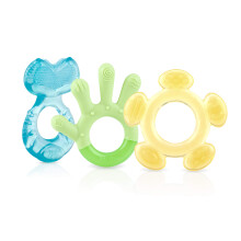 Nuby 3 Βήματα Σαπούνι Teether 3 Τεμάχια - Ποικιλία Χρωμάτων