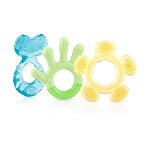 Nuby Nuby 3 Βήματα Σαπούνι Teether 3 Τεμάχια - Ποικιλία Χρωμάτων