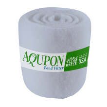 AQUPON Filtermedienpad f?r Koiteiche ? auf Rolle zuschneidbar (farbstofffrei/blau gebunden) ? 1,25 Zoll Dicke (12 Fu?, farbstofffrei)