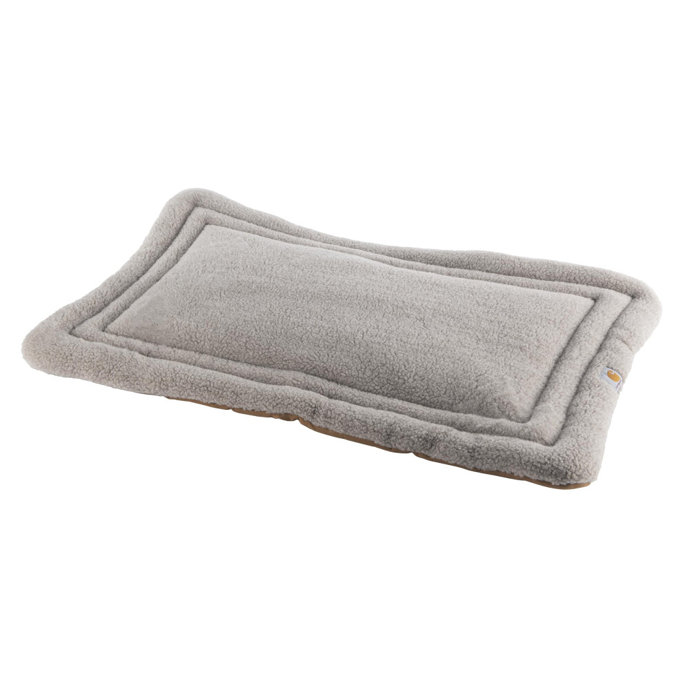 Tapis de sieste pour chien Carhartt durable et ferme en sherpa (marron Carhartt) - Taille M