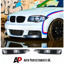 For BMW 1 Series E82 E88 Front Corner Splitters M Sport Performance 7-13