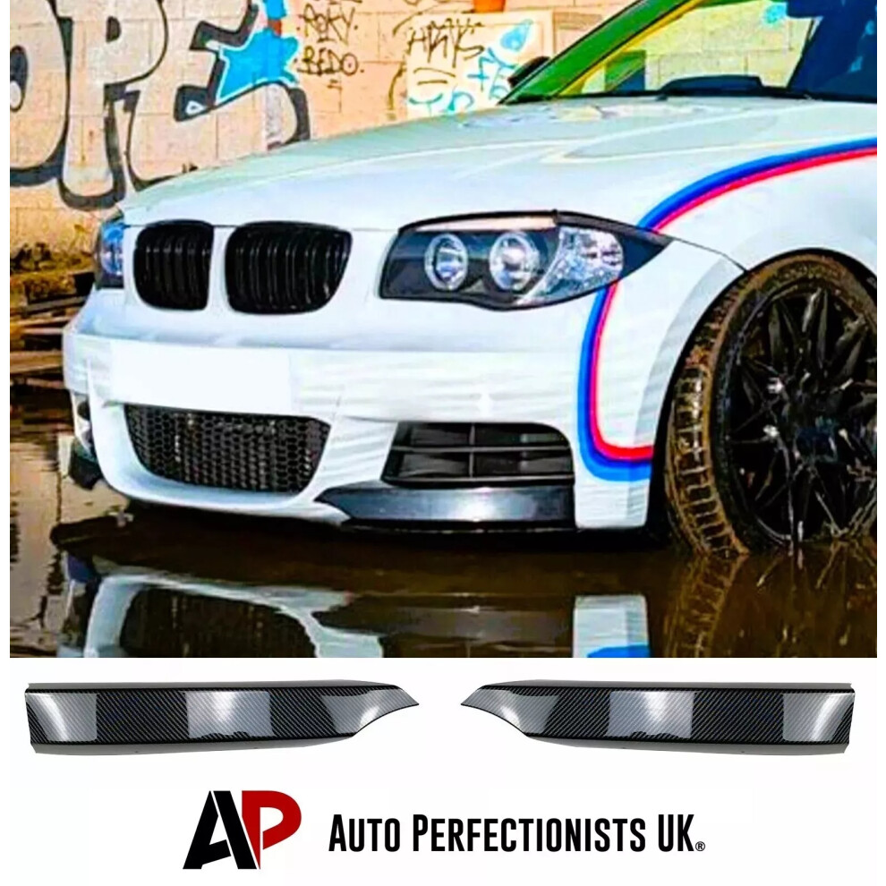 For Bmw 1 Series E82 E88 Front Corner Splitters M Sport Performance 7-13 5061072665240
