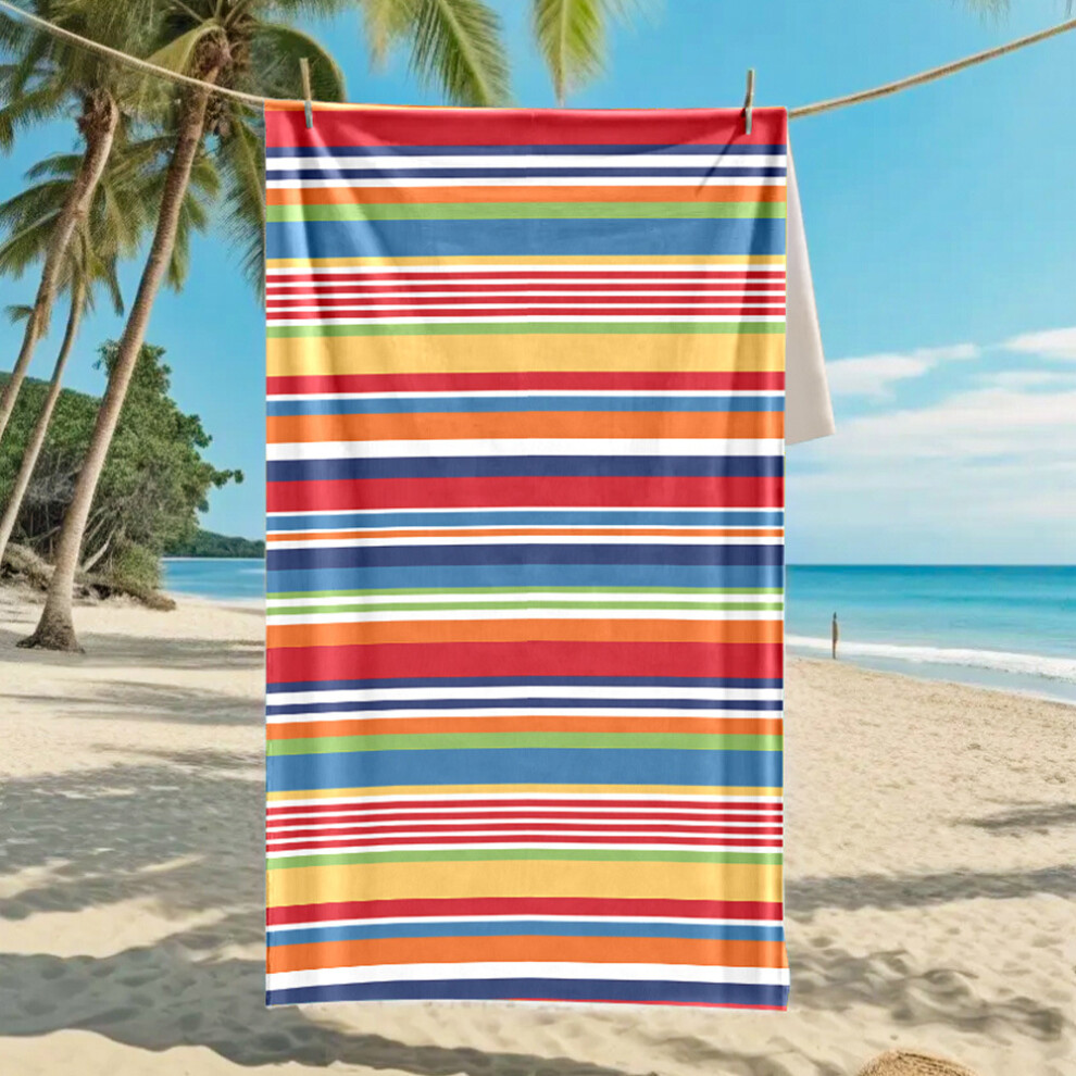 (M175, 100*180) Microfiber Beach Towel Custom Digital Printed Plush Towel Bath Towel-image-OPC-PHR8J98-NEW