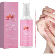 Press-on Nagelverwijderaar - 60 ml Nagellijmverwijderaar voor Press-on Nail | Zachte Verwijdering voor kunstnagels of vaste nagellijm