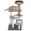 PawHut PawHut Cat Tree 100cm Indoor Kitten Scratching Post Activity Centre, Grey 9
