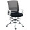 Homcom (Black) HOMCOM Draughtsman Chair, Mesh Ergonomic Drafting Chair 9