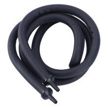 (As show, One size) Bendable Bubble Wall Soft Rubber Tube Oxygen Diffuser Flexible Air Curtain Black Hose for Aquarium Fish Tanks Black