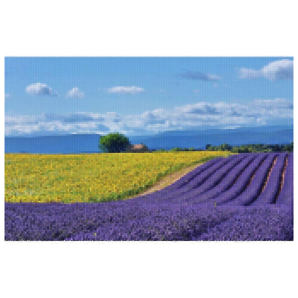 (As show, One size) Wall Art Diamond Painting Kit Landscape Garden Painting Photo 5d diamond painting 12X16 inch