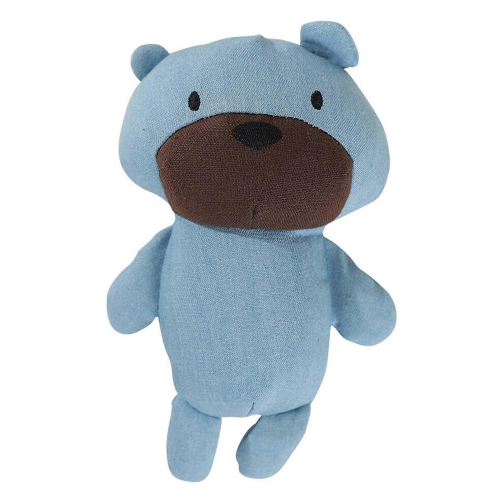 (As Show, One Size) Funny Pet Dog Toy Pet Puppy Squeaky Sound Chew Tooth Cleaning Antistress Toys Clean Teeth Interactive Puppies Toys Blue 3081097265159