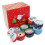 (As show, One size) 4pcs Smokeless Scented Candle Christmas Aromatherapy Candle Random Pattern 3