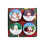(As show, One size) 4pcs Smokeless Scented Candle Christmas Aromatherapy Candle Random Pattern 1