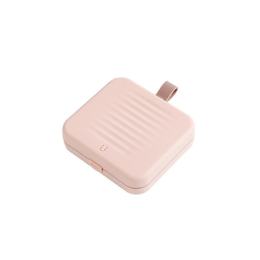 (As show, One size) Magnetic household button sewing box set, student dormitory sewing bag, portable multi-purpose hand sewing toolpink