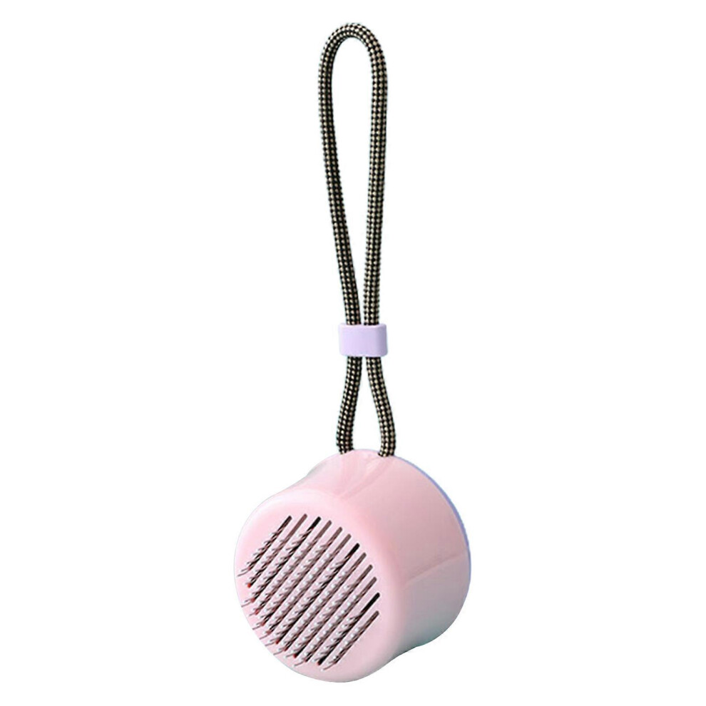 (Red, One Size) Dog & For Cat Brush Deshedding Pet Hair Brush For Shedding And Grooming Bent Bristles Gently Removes Loose Hair Tangles Pink 3081097264503