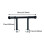 (3 Clips, One size) Stroller Handle Extender Stroller Handlebar Extender for Pram Pushchair Accs 1 Clip 2