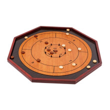 (As show, One size) Tournament Crokinoles and Checkers Backgammon Set for Children Friends Adults