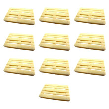 (As show, One size) 10Pcs 1/25 Forklift Tray Pedal Models Micro Landscape Ornament Diorama Model