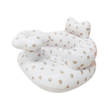 (Dinosaur, One size) Baby Inflatable Seat Portable Built in Air Pump Back Support Baby Floor Seat Crown