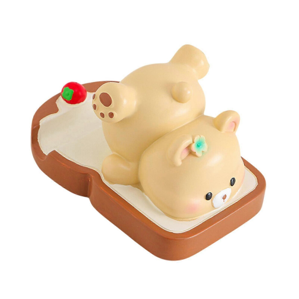 (As Show, One Size) Cute Bear Cell Phone Stand Holder Lovely Phone Mount Unique Desk Phone Stand Inverted Bear 4633730176187