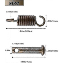 (As show, One size) Hammock Chair Ultimate Hanging Kit - Egg Hammock Chair Spring Pin Plug Hardware- 500lb Hammock Chair Hanging Kit ZRO-AV