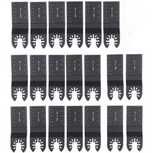 20pc Oscillating Multi Tool Saw Blades Set Carbide Blade Metal Wood PVC Cutter
