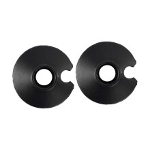 (White, One size) 2 Pieces Hiking Poles Basket Replacement Parts for Ski Poles Outdoor Camping Black