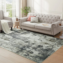 (Frost, 160 x 230 cm (5 ft. 3 in x 7 ft. 7 in)) Traditional Nonslip Rugs Extra Large Area Rug Living Room Bedroom Carpets