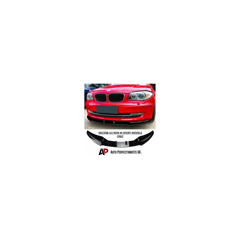 For Bmw 1 Series E82 E88 Front Splitter Spoiler Lip Non M Sport 07-13 5061072667534