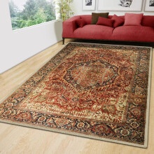 (Majestic, 160 x 230 cm (5 ft. 3 in x 7 ft. 7 in)) Traditional Nonslip Rugs Extra Large Area Rug Living Room Bedroom Carpets