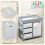 AIYAPLAY Baby Changing Unit with 4 Drawers, Diaper Changing Table, Grey 3
